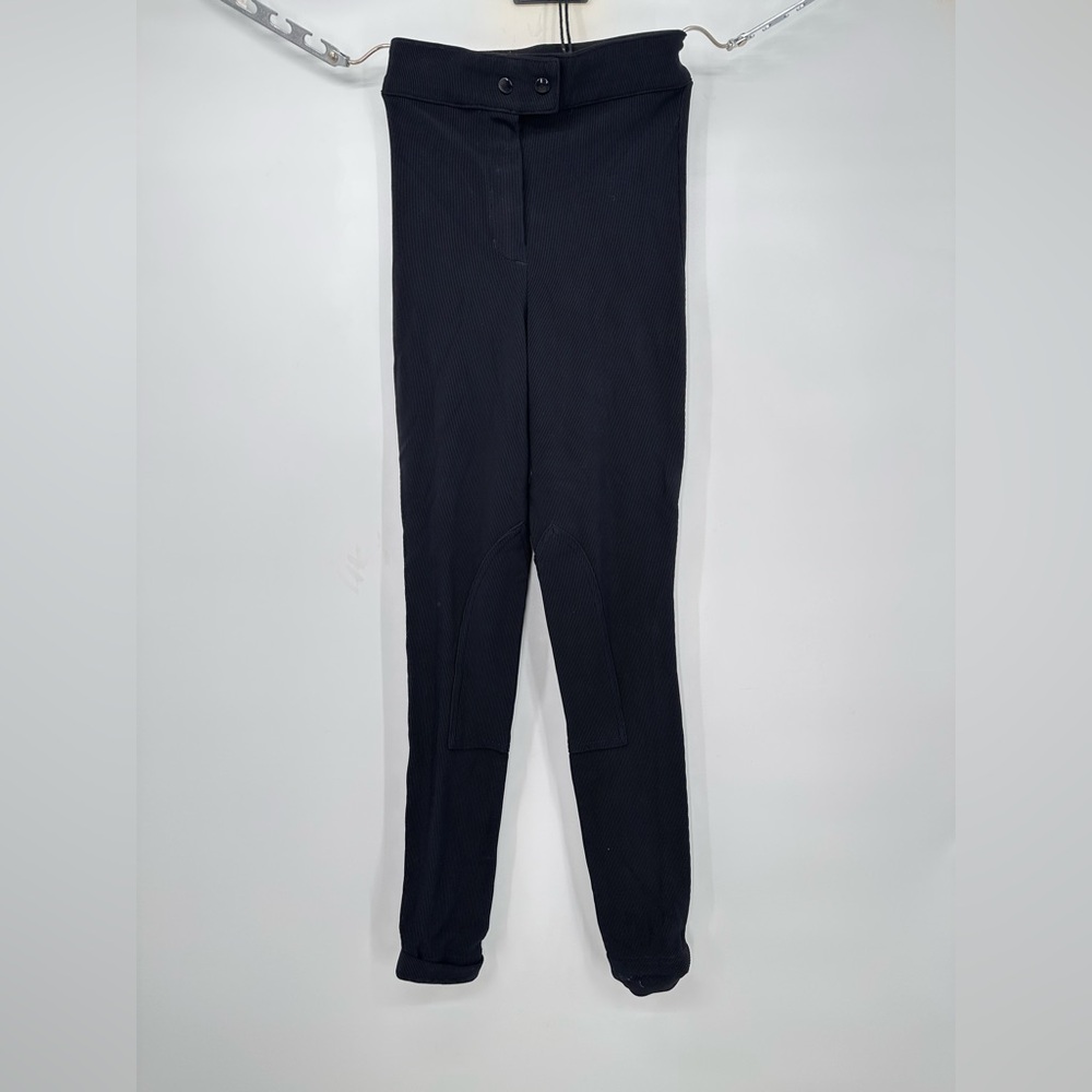 Riding pant  Equestrian ‎ Breech Knee Patch Horse Riding Black Womens small